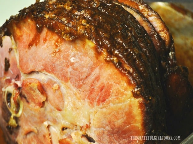 A spiral-sliced ham can also be used for this recipe.