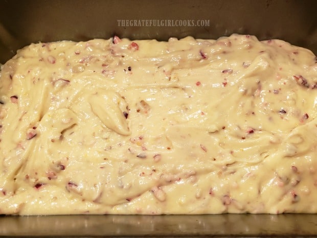 Time to bake the cranberry orange bread.