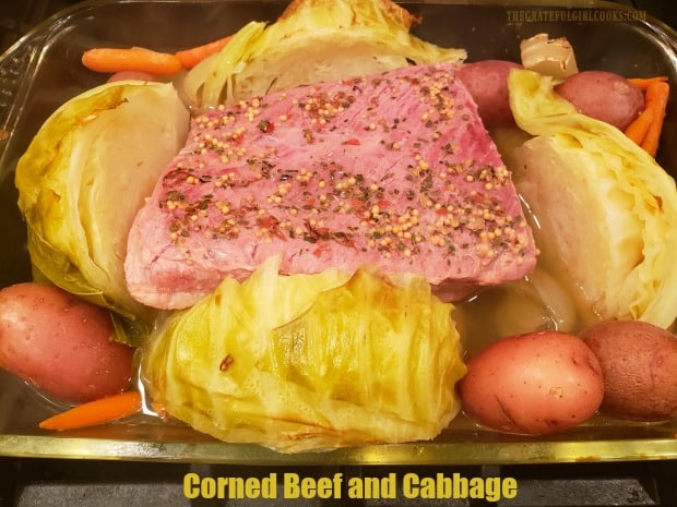 What's more Irish than Corned Beef and Cabbage? Baked with cabbage, red potatoes, carrots and onions, this St. Patrick's Day meal is yummy!