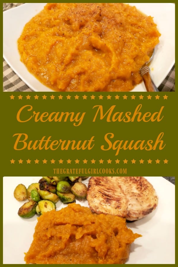 Creamy Mashed Butternut Squash