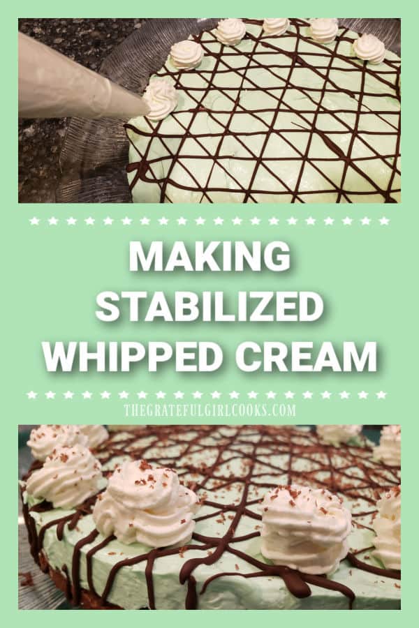 Making Stabilized Whipped Cream