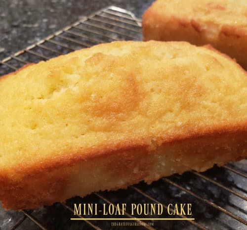 Mini Pound Cake for Two