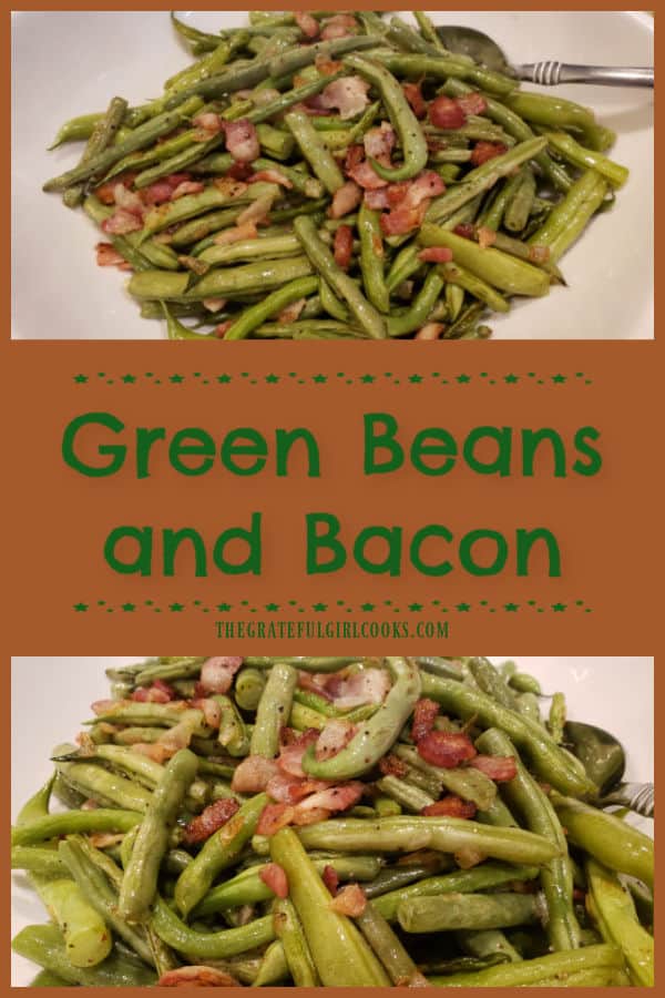 Green Beans and Bacon / The Grateful Girl Cooks!