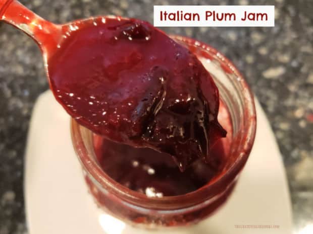 Make yummy, pectin-free Italian Plum Jam with prune plums! Small batch recipe makes about 3 half pints, and canning directions are included.