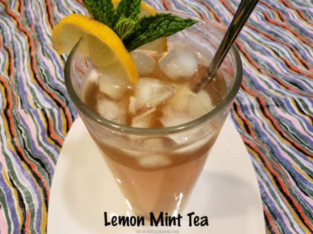 Lemon Mint Tea is simple to make with only a few ingredients, and it can be enjoyed hot to warm you up, or cold to refresh you on a hot day!