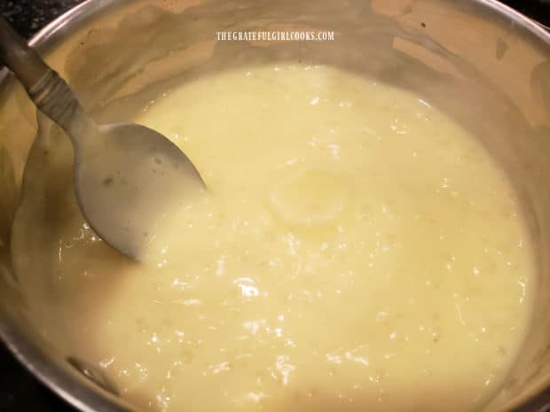 Old-fashioned tapioca pudding is cooked longer until it really thickens.