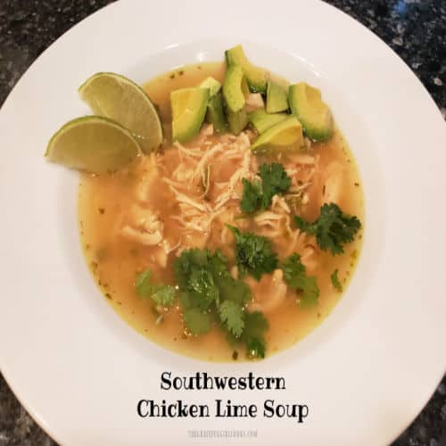 Southwestern Chicken Lime Soup The Grateful Girl Cooks!