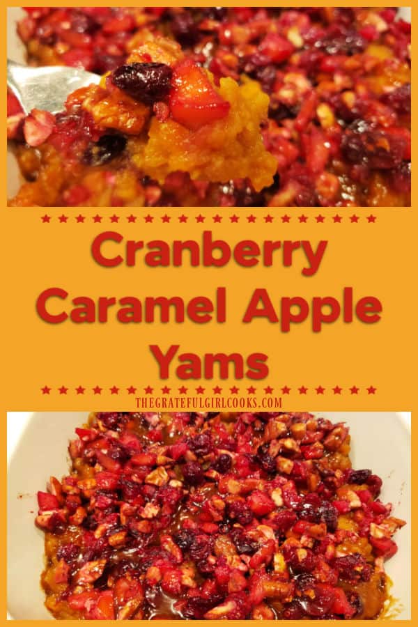Cranberry Caramel Apple Yams