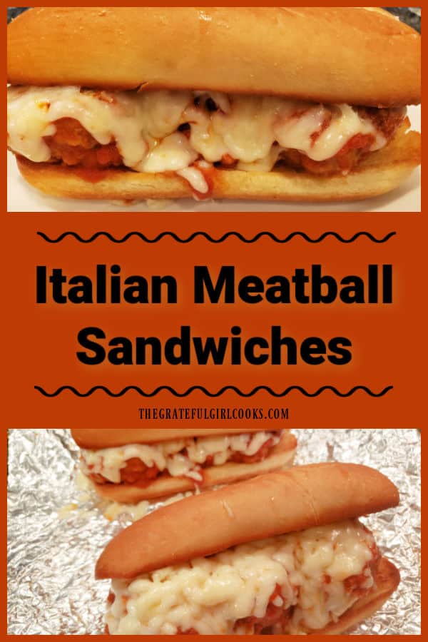 Make delicious, hearty Italian Meatball Sandwiches using homemade meatballs (recipe included) or store-bought meatballs (for convenience). 