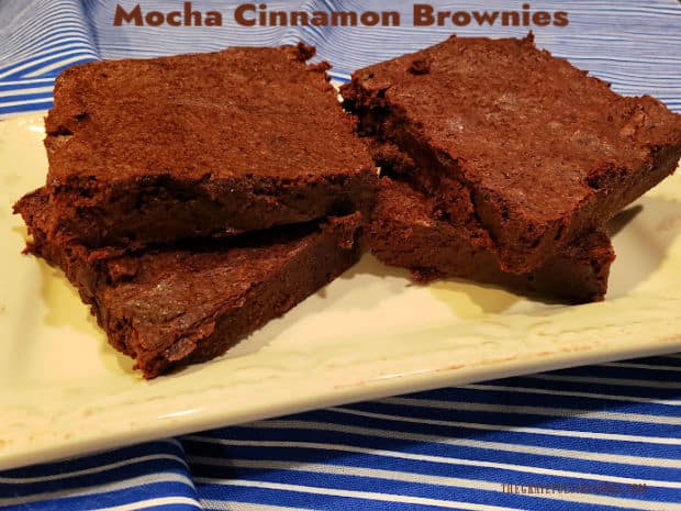 Whip up a pan of Mocha Cinnamon Brownies for a quick dessert! These brownies are fudgy and delicious, with hints of cinnamon and coffee.