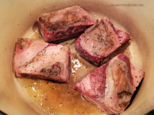 Beef Short Ribs for Two - The Grateful Girl Cooks!