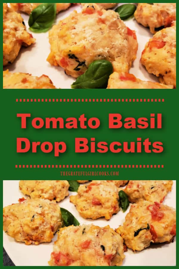 Tomato Basil Drop Biscuits