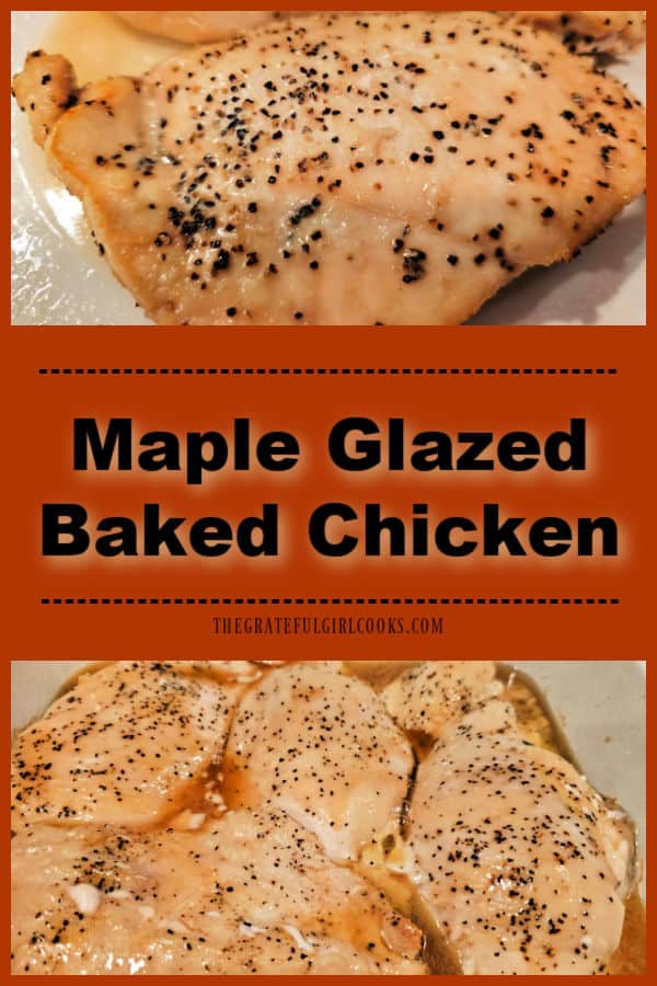 Maple Glazed Baked Chicken
