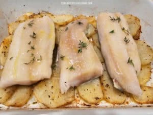 Baked Cod and Potatoes - The Grateful Girl Cooks!