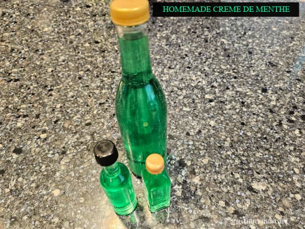 Homemade Crème de Menthe