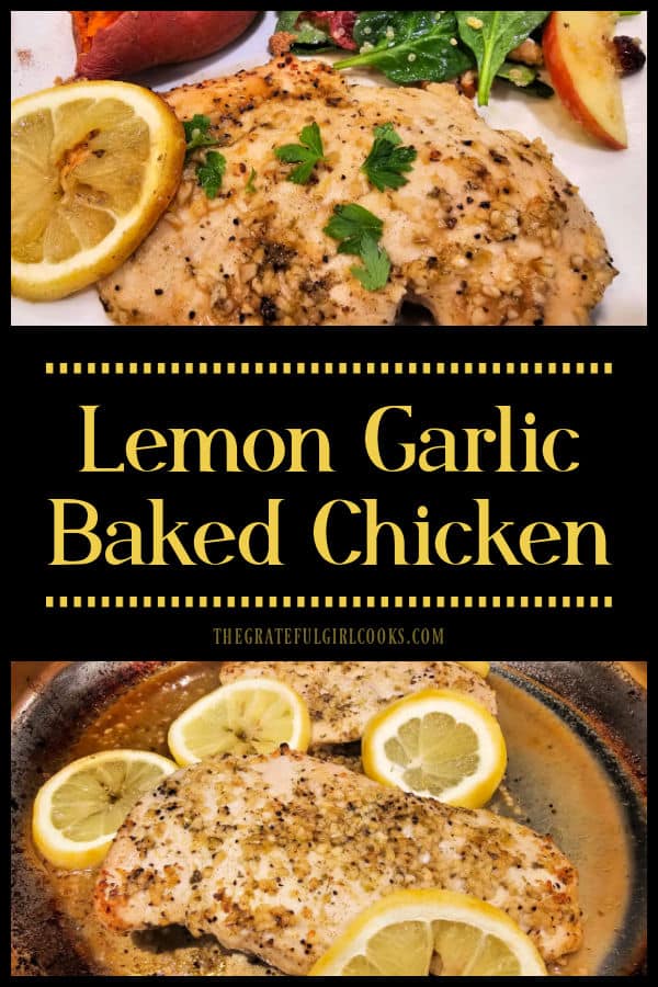 Lemon Garlic Baked Chicken
