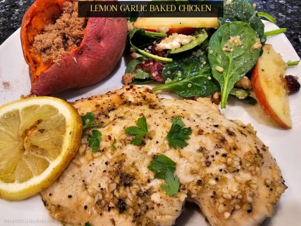 Lemon Garlic Baked Chicken