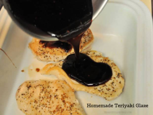 Homemade Teriyaki Glaze - The Grateful Girl Cooks! Make a delicious homemade teriyaki glaze to use on chicken, pork, or shrimp! Thick and flavorful, it can easily be made in about 10 minutes!