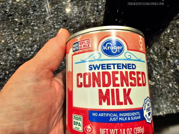 Thai Iced Coffee - The Grateful Girl Cooks! Sweetened condensed milk is used in each cup of Thai Iced Coffee to sweeten it.