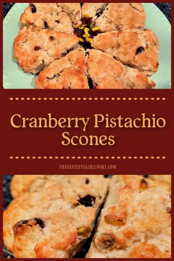 Cranberry Pistachio Scones