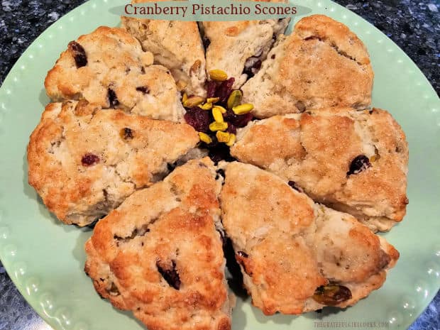 Cranberry Pistachio Scones