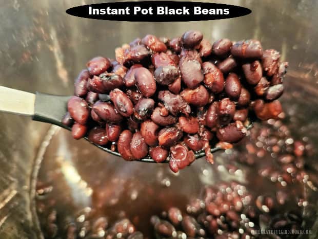 It's so easy to make Instant Pot Black Beans to use in so many dishes! 2 cups of dried beans will yield about 6 cups of cooked black beans!