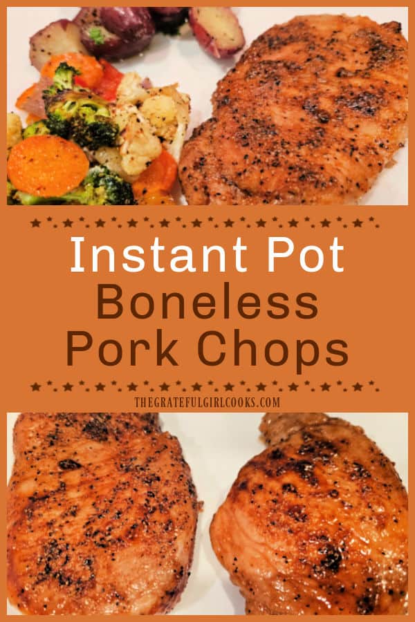 Instant Pot Boneless Pork Chops