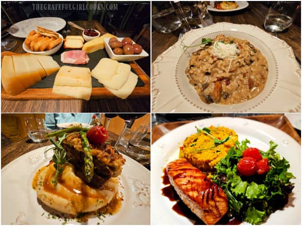 Some of the meals we enjoyed at the restaurant in Lisbon.