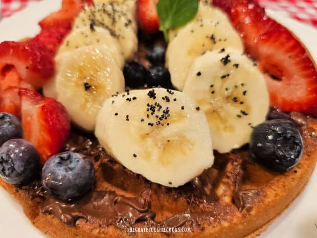 Nutella and Fruit Waffle