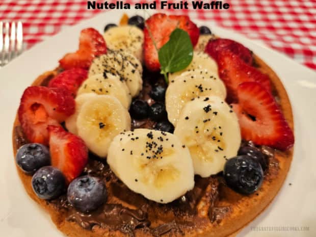 Nutella and Fruit Waffle