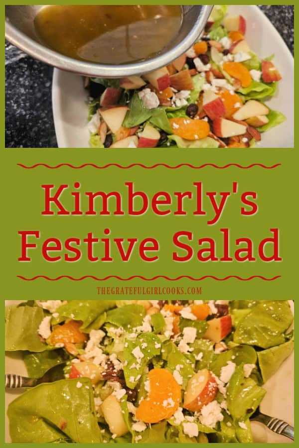 Kimberly's Festive Salad - The Grateful Girl Cooks!