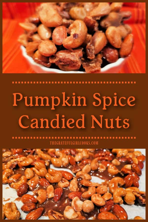 Pumpkin Spice Candied Nuts