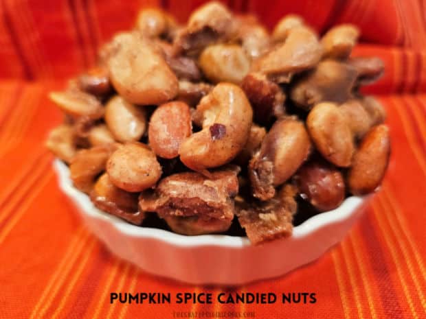 Pumpkin Spice Candied Nuts