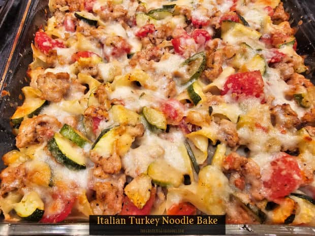Italian Turkey Noodle Bake